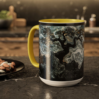 "An Crann Naomh (Gaelic) - The Sacred Tree (English)", Colorful Mugs (11oz & 15oz)