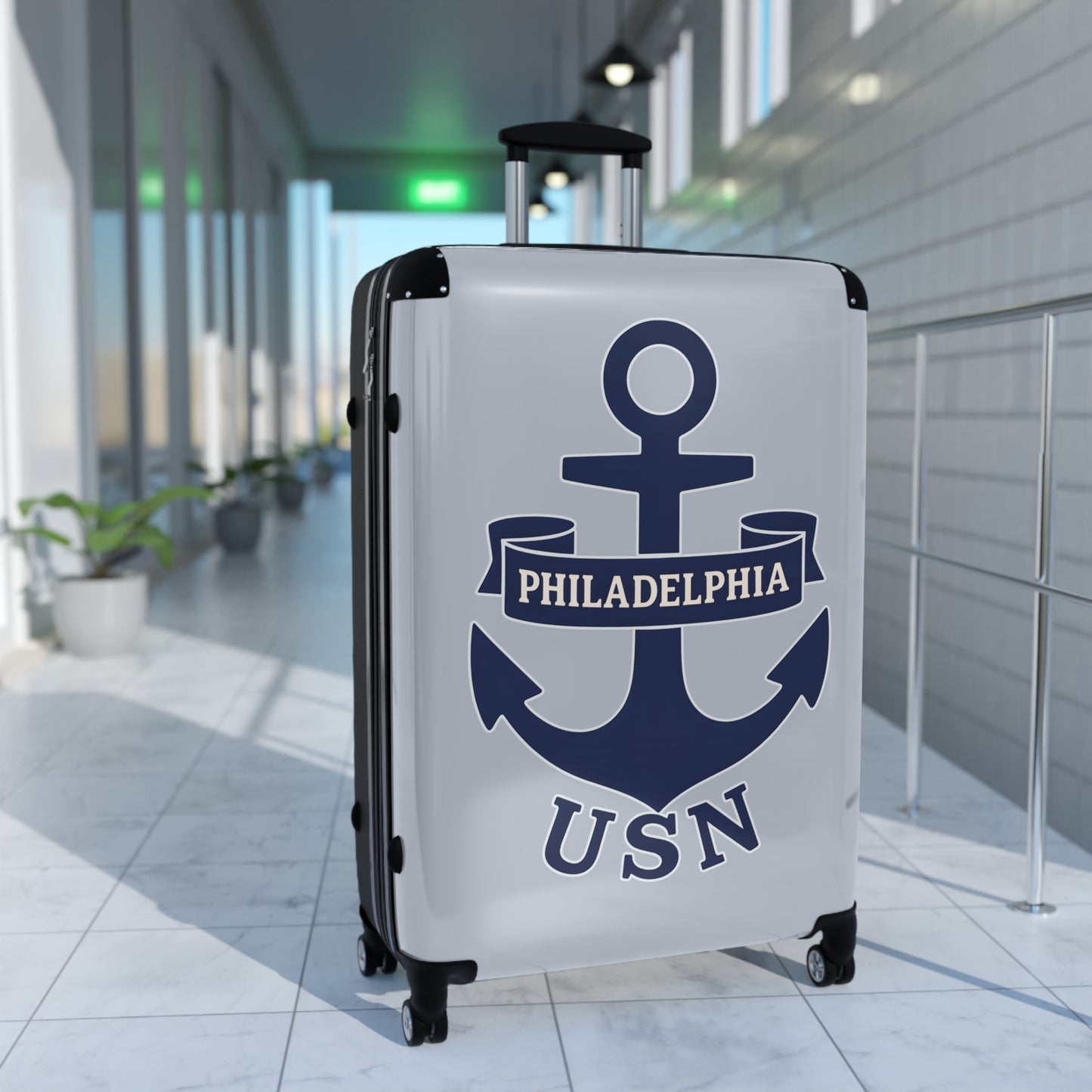 "USN Anchor", Suitcase (Bulkhead Grey)