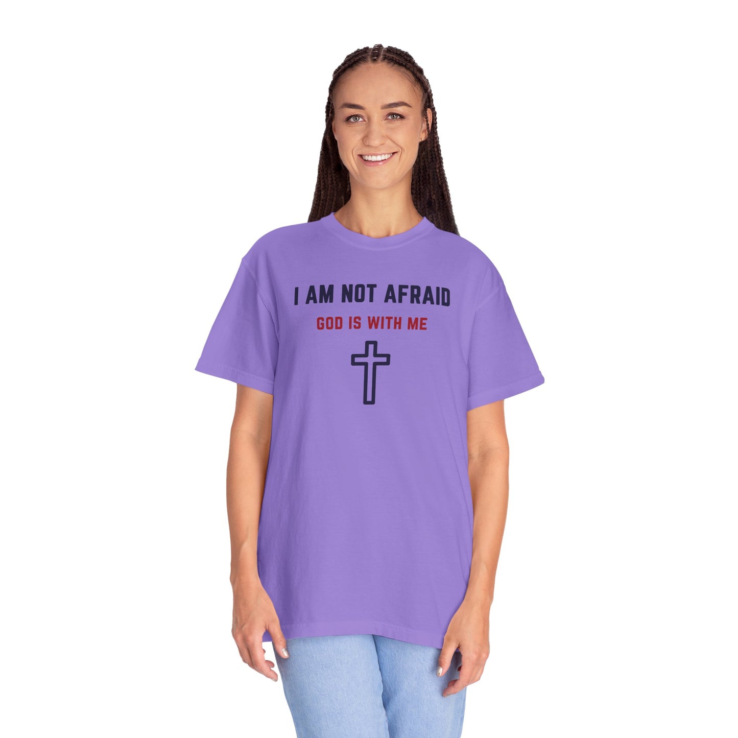 "I am not Afraid", Unisex T-shirt (Light Colors)