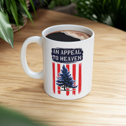 "An Appeal to Heaven", White Mug (11oz & 15oz)