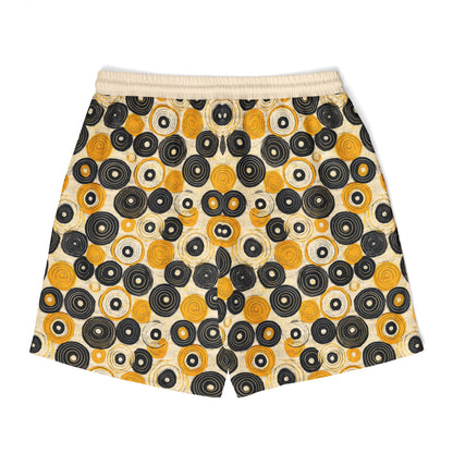 "Old 45's", Swim Shorts (Dough White Waistband)