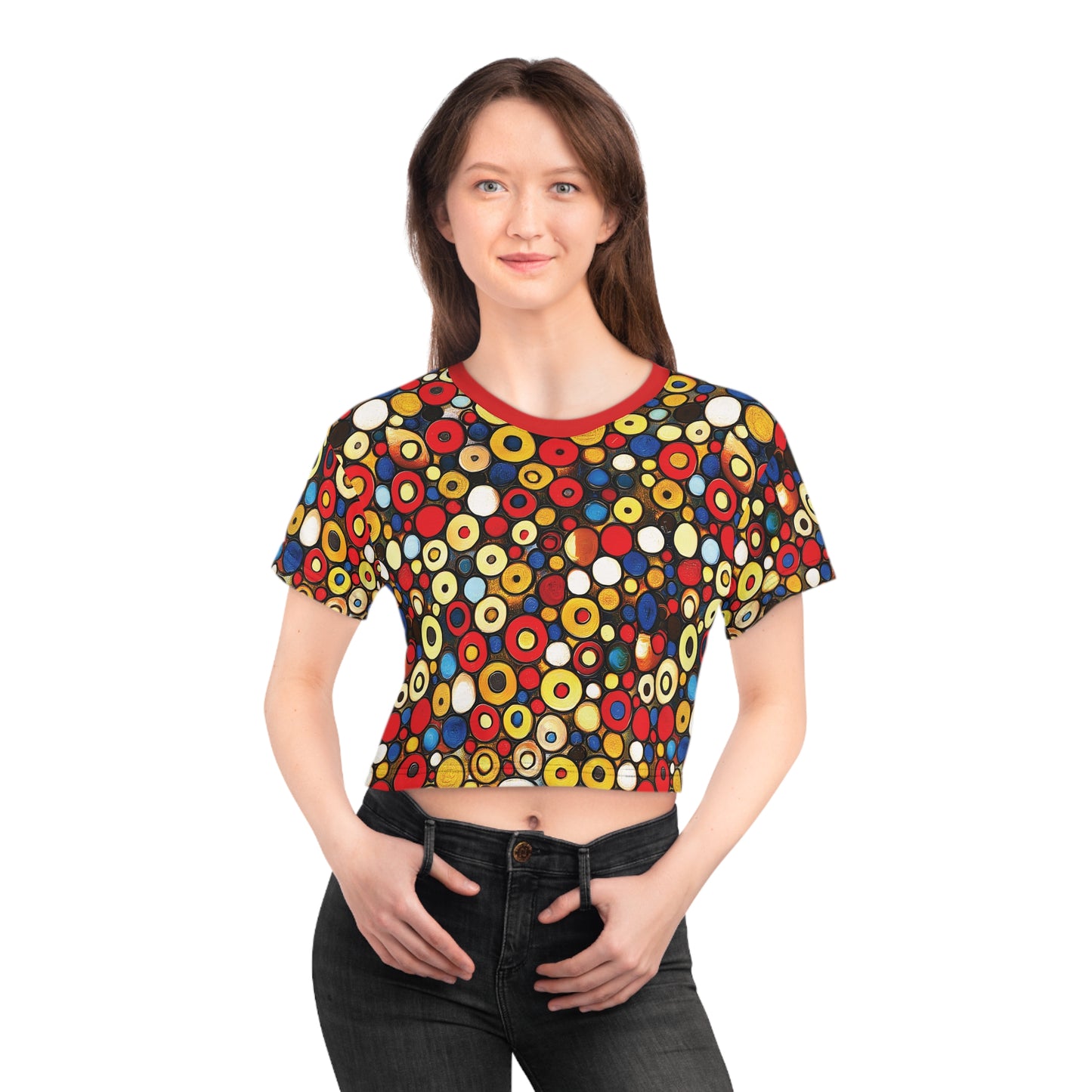 "Bits and Bobs", Crop Tee (Republican Red Color)