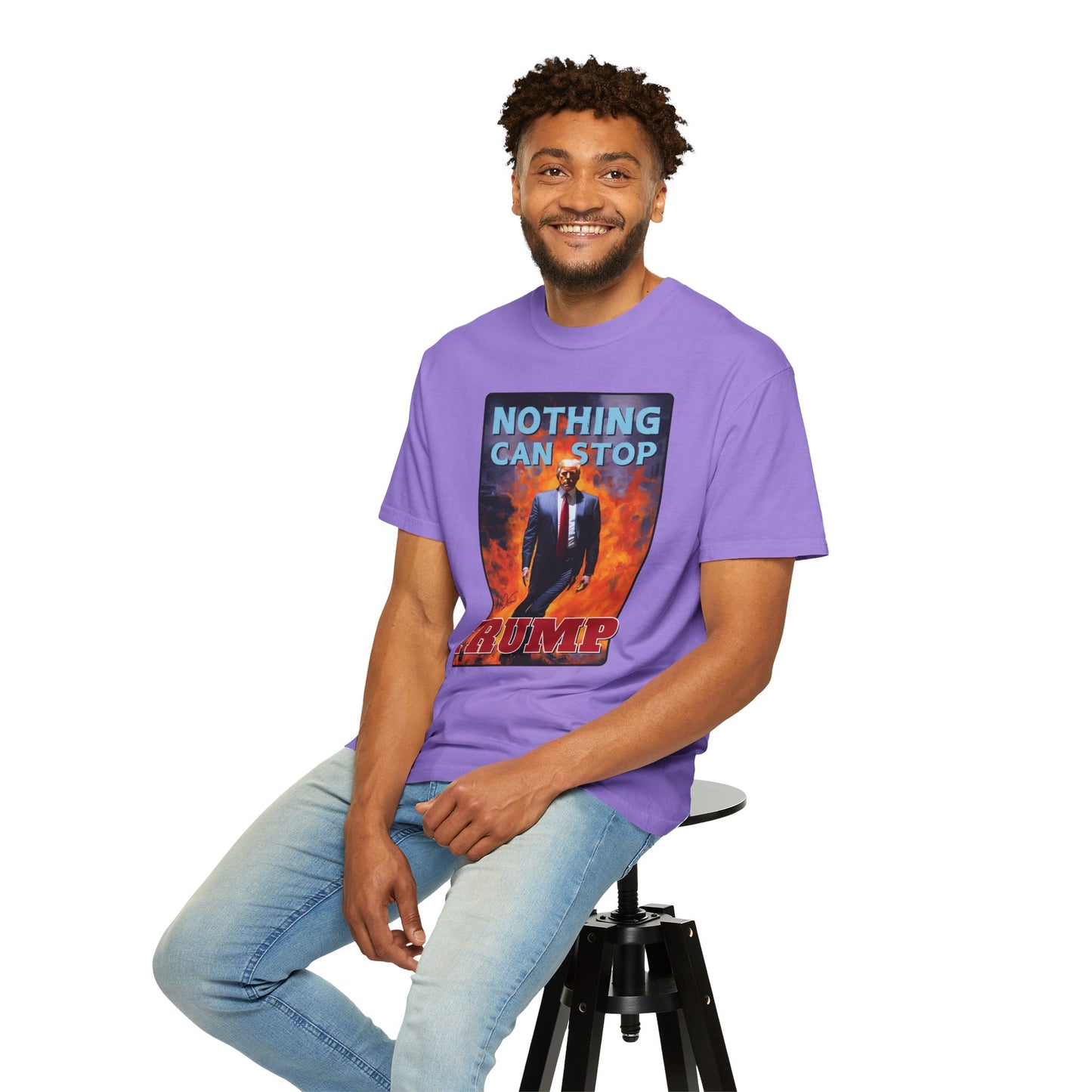 "Nothing Can Stop Trump", Unisex T-shirt (Light Colors)