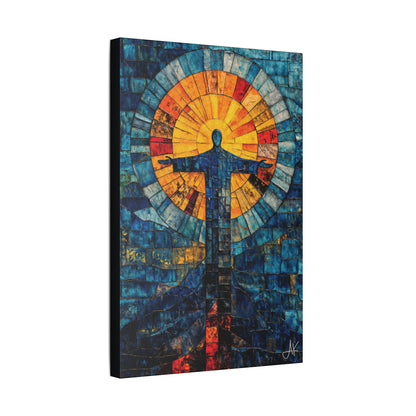 "Alpha and Omega - Revelation 22:13", Stretched Classic Canvas Fine Art Print