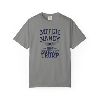 "Mitch & Nancy Shot President Trump", Unisex T-shirt