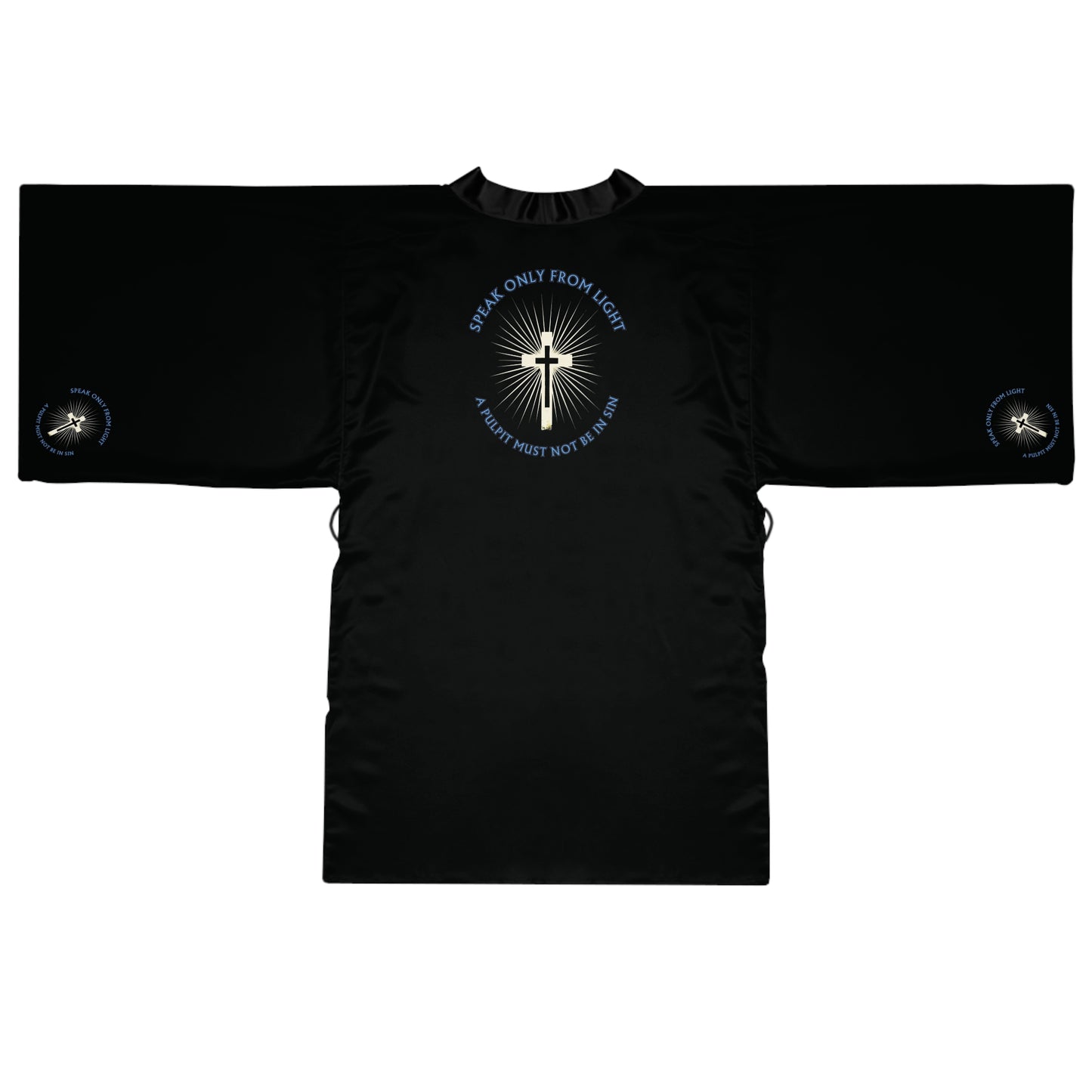 "Speak only from Light", Long Sleeve Kimono Robe