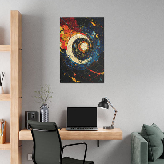 "Shatterdawn Vortex", Stretched Classic Canvas Fine Art Print