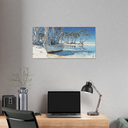 "Gaelic Hearts on Heavenly Shores", Stretched Classic Canvas Fine Art Print