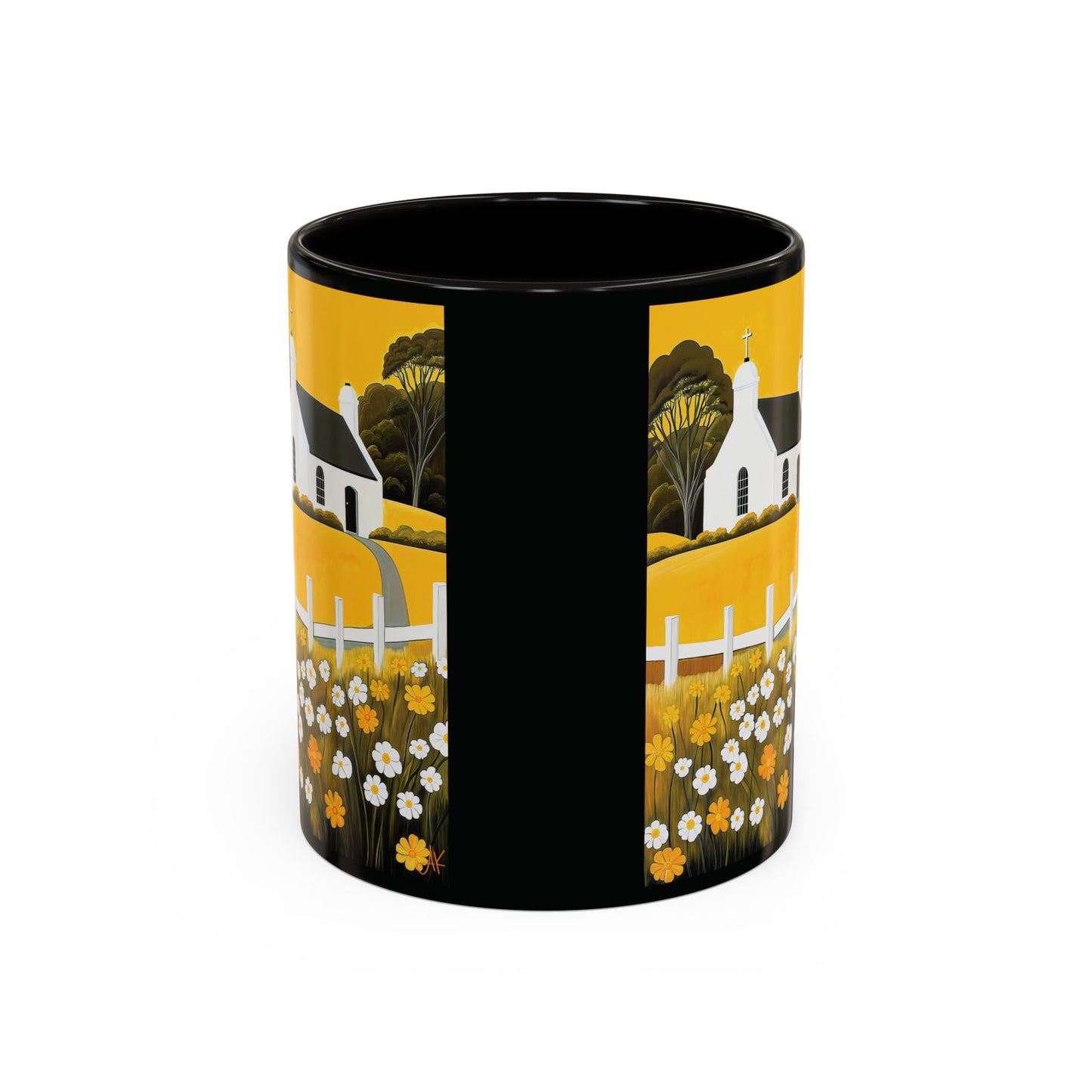 "Eaglais a’ Bhuidhe (Gaelic) - The Church of Golden Hope (English)", Colorful Mugs (11oz & 15oz)