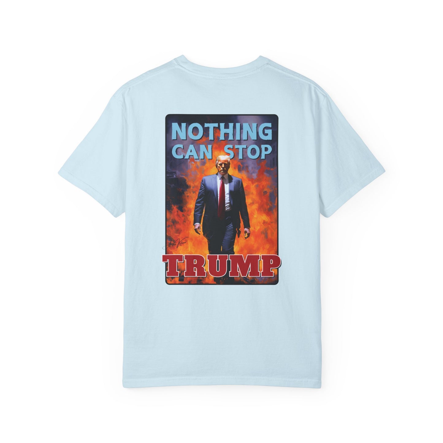 "Nothing Can Stop Trump", Unisex T-shirt (Light Colors)