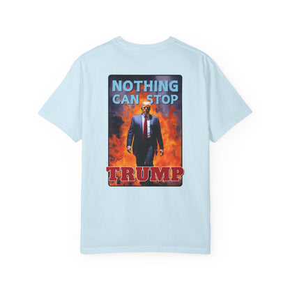 "Nothing Can Stop Trump", Unisex T-shirt (Light Colors)