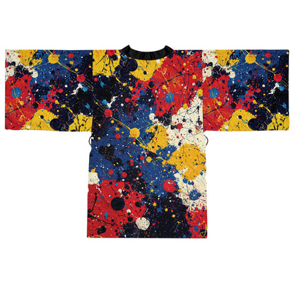 "Abstract 274", Long Sleeve Kimono Robe