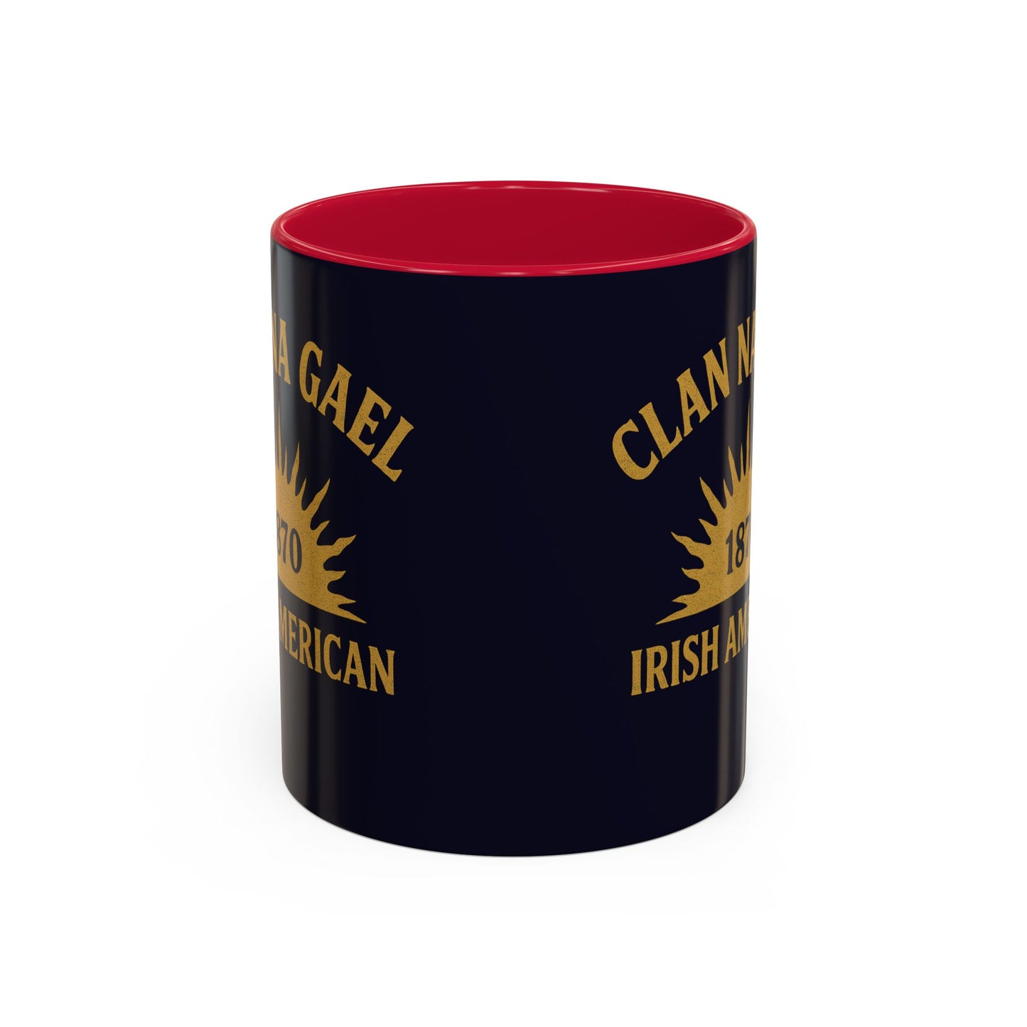 "Clan na Gael - Irish American", Colorful Mugs (11oz, 15oz) (Black Rock Blue)