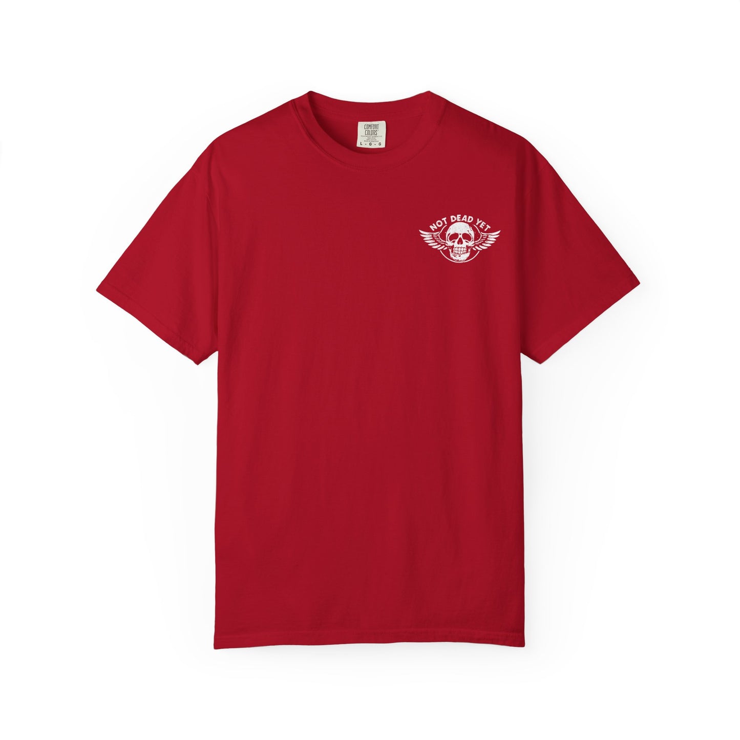 "Not Dead Yet - Winged Skull", Unisex T-shirt