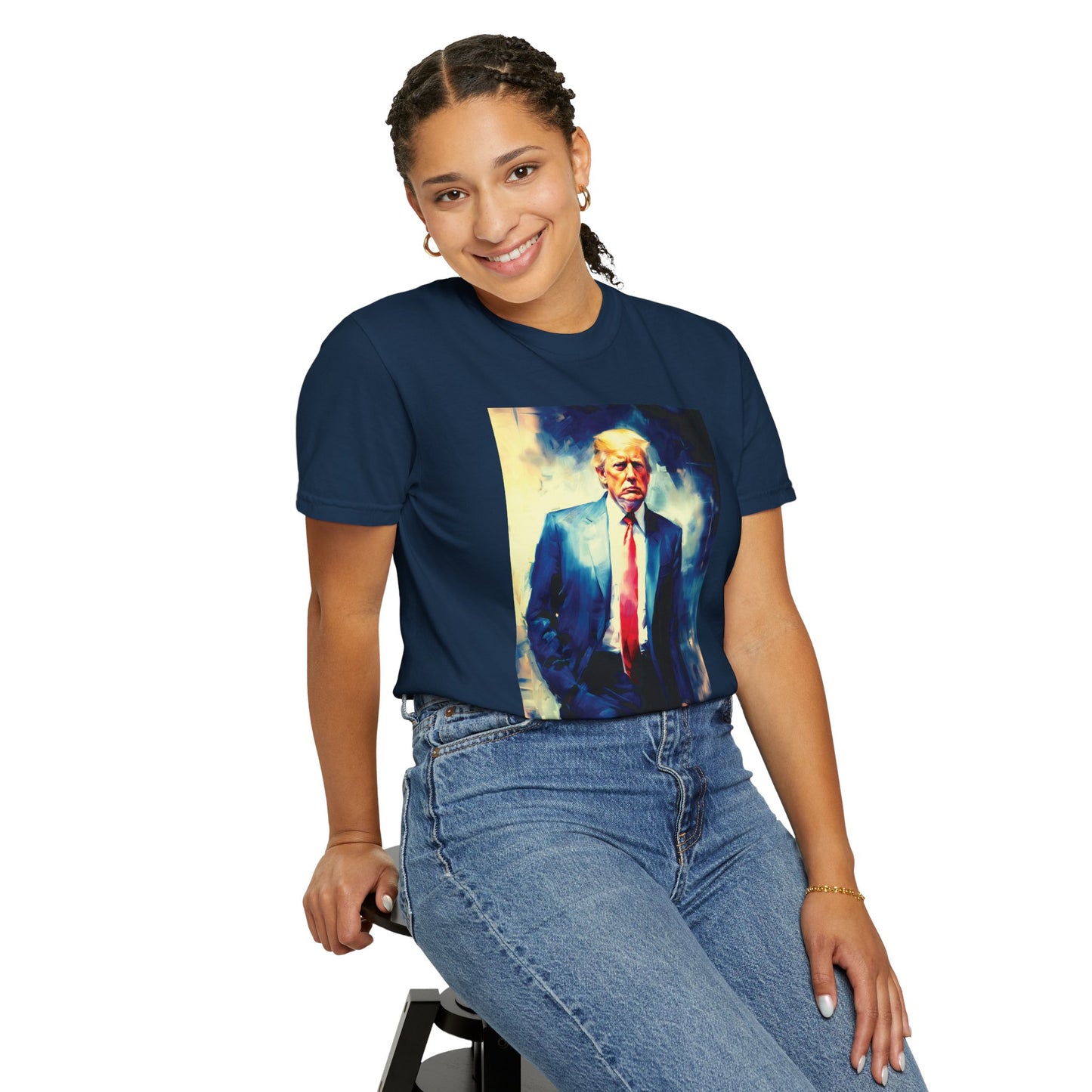 "Trump Portrait No. 6", Unisex T-shirt (Dark Colors)