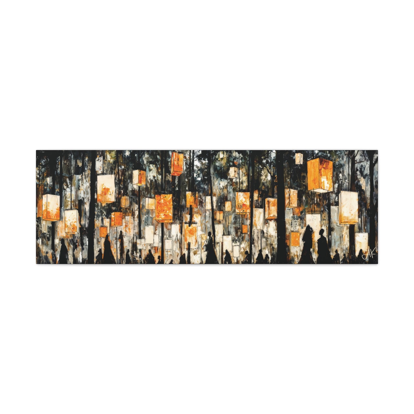 "Lantern Festival", Fine Art Matte Canvas, Stretched, 1.25"