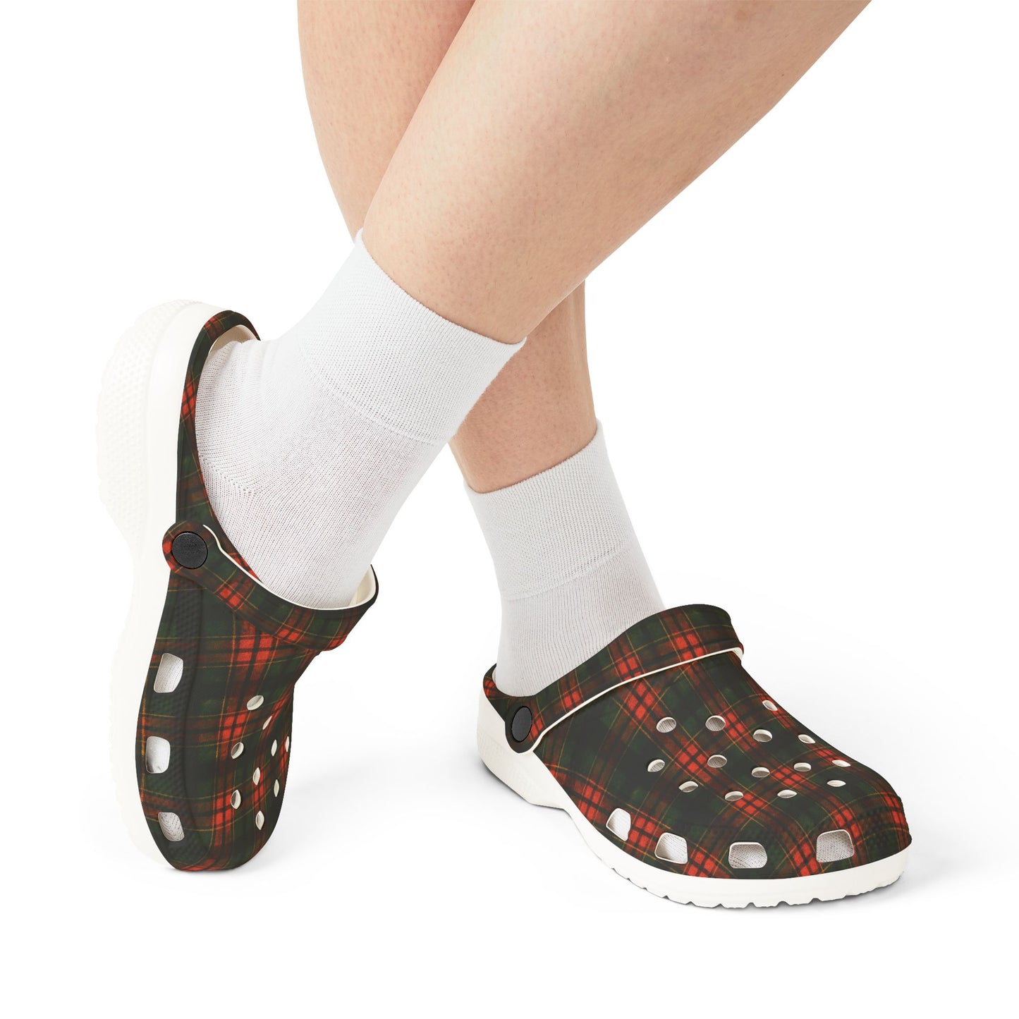 "Kilmor Brieve Tartan", Foam Rubber Clogs