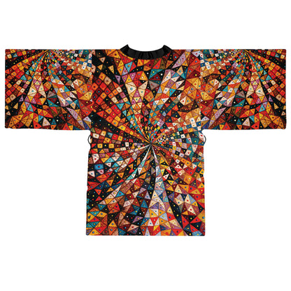 "Birth Memory", Long Sleeve Kimono Robe