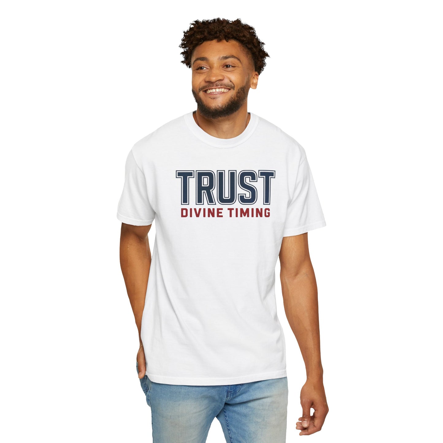 "Trust Divine Timing" #02, Unisex T-shirt
