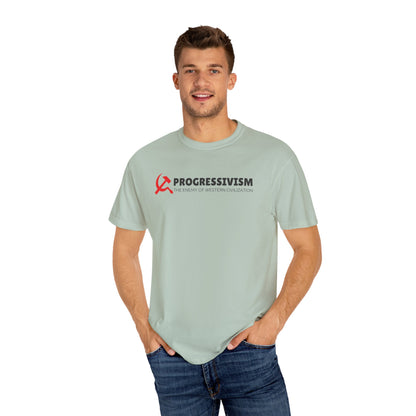 "Progressivism - Enemy of Western Civilization", Unisex T-shirt (Light Colors)