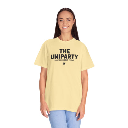 "The Uniparty Shot President Trump" #02, Unisex T-shirt