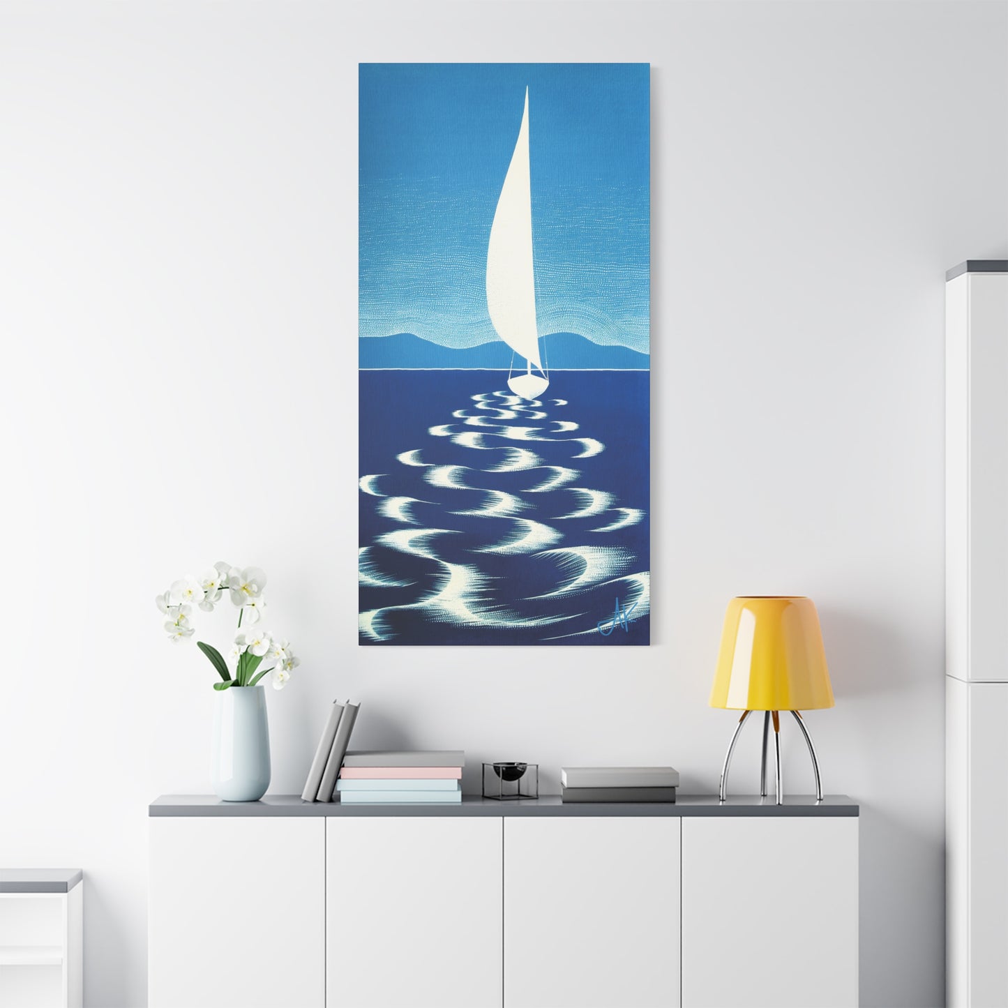 "Smooth Sailing", Fine Art Matte Canvas, Stretched, 1.25"