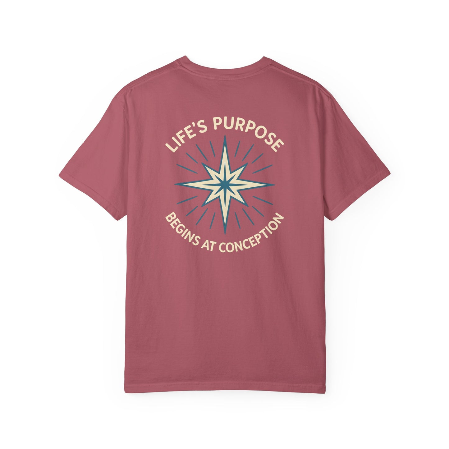 "Life's Purpose Begins at Conception #01", Unisex T-shirt
