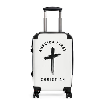 "America First Christian" #05 Suitcases (Alabaster White)