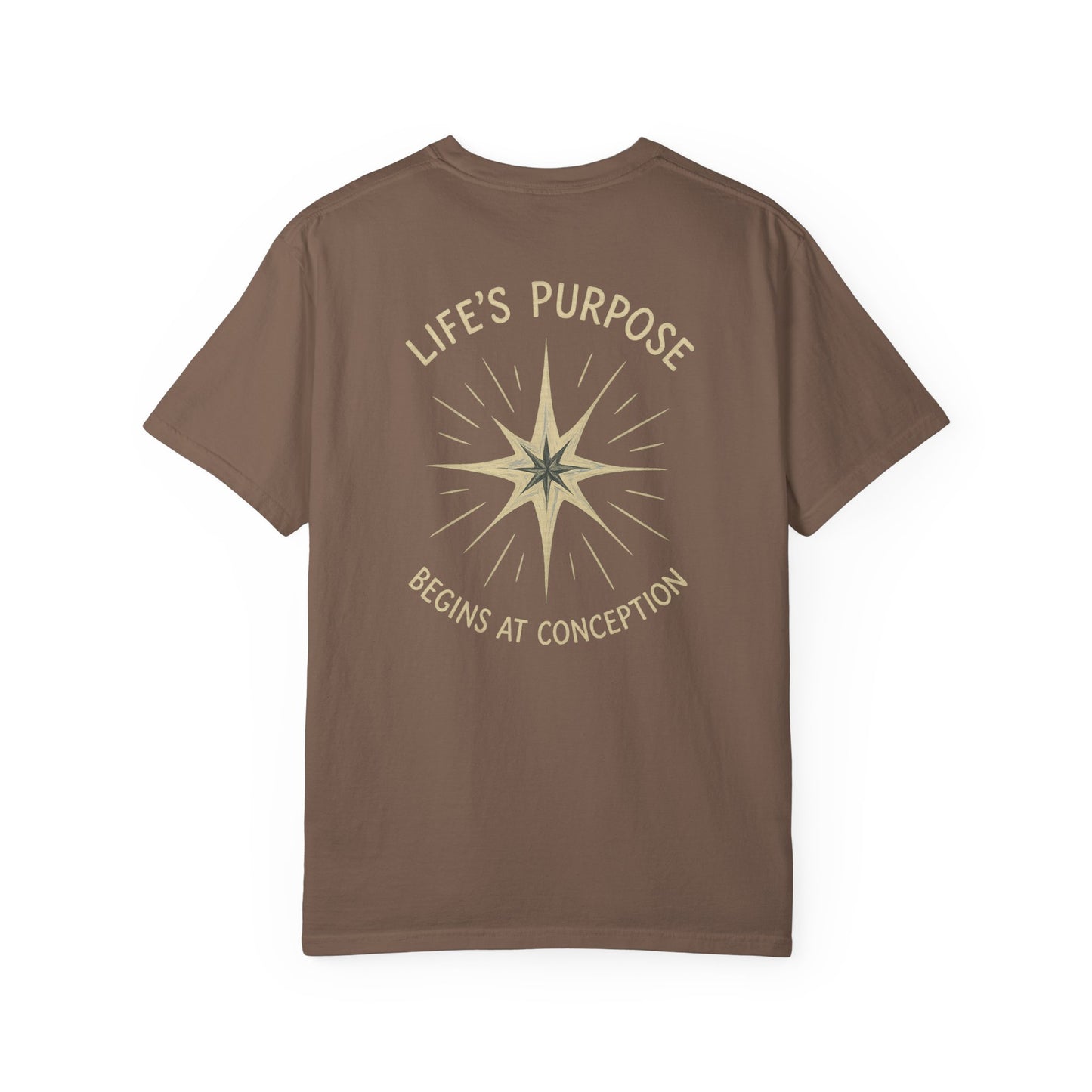 "Life's Purpose Begins at Conception #02", Unisex T-shirt