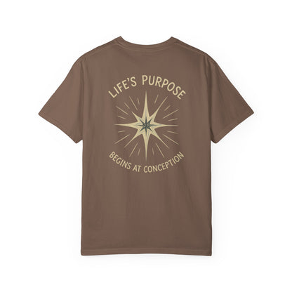 "Life's Purpose Begins at Conception #02", Unisex T-shirt