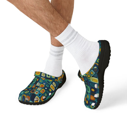 "Soul Mosaic", Foam Rubber Clogs