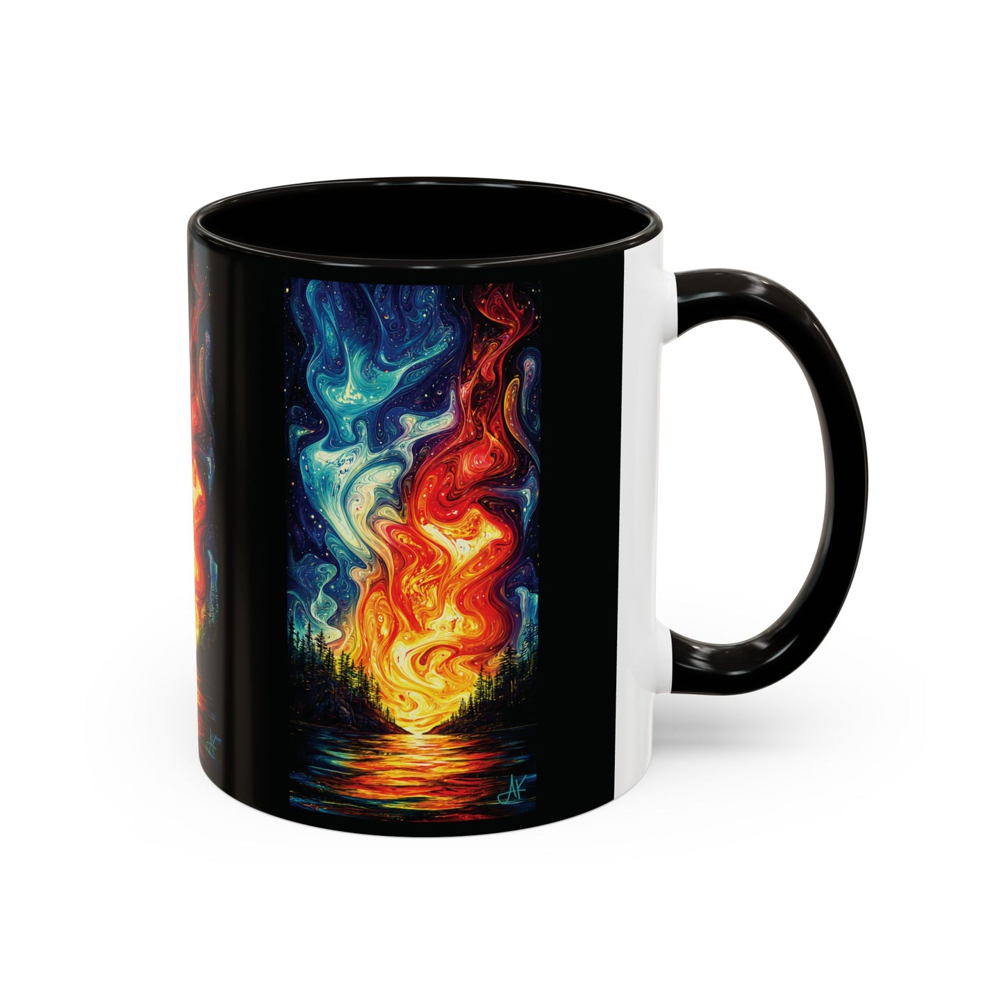 "Naomh Solus (Gaelic) - Sacred Light (English)", Colorful Mugs (11oz, 15oz)