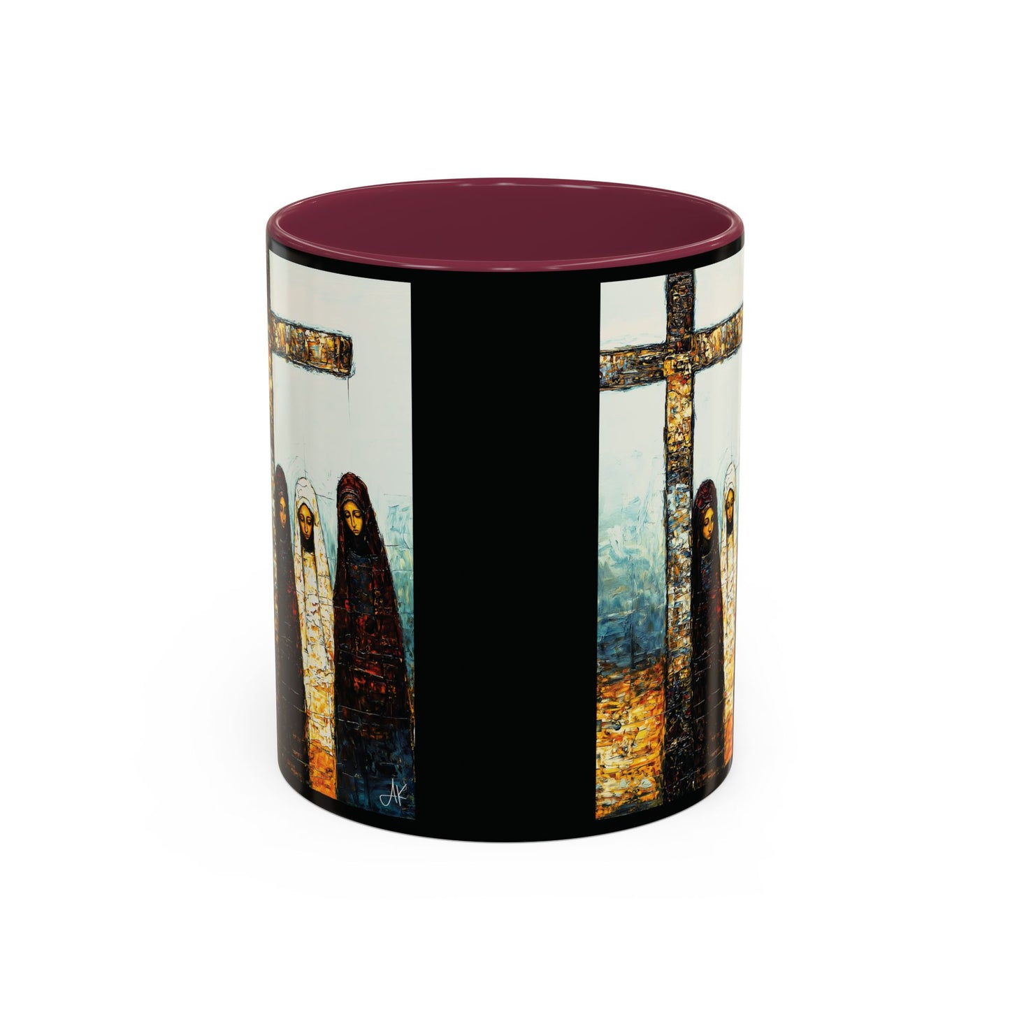 "At-the-Foot of the Cross - John 19:25", Colorful Mugs (11oz & 15oz)