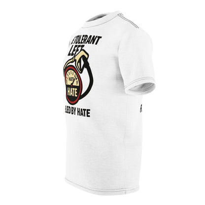 "The Tolerant Left", Unisex T-shirt (Doctor White)