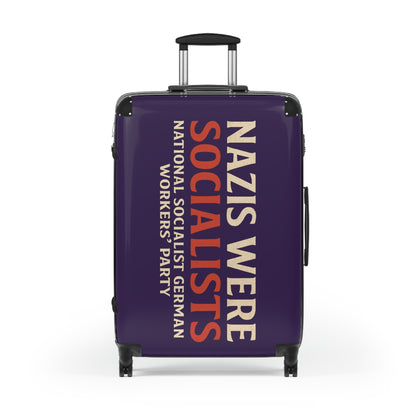 "Nazis were Socialists", Suitcase (Russian Violet)