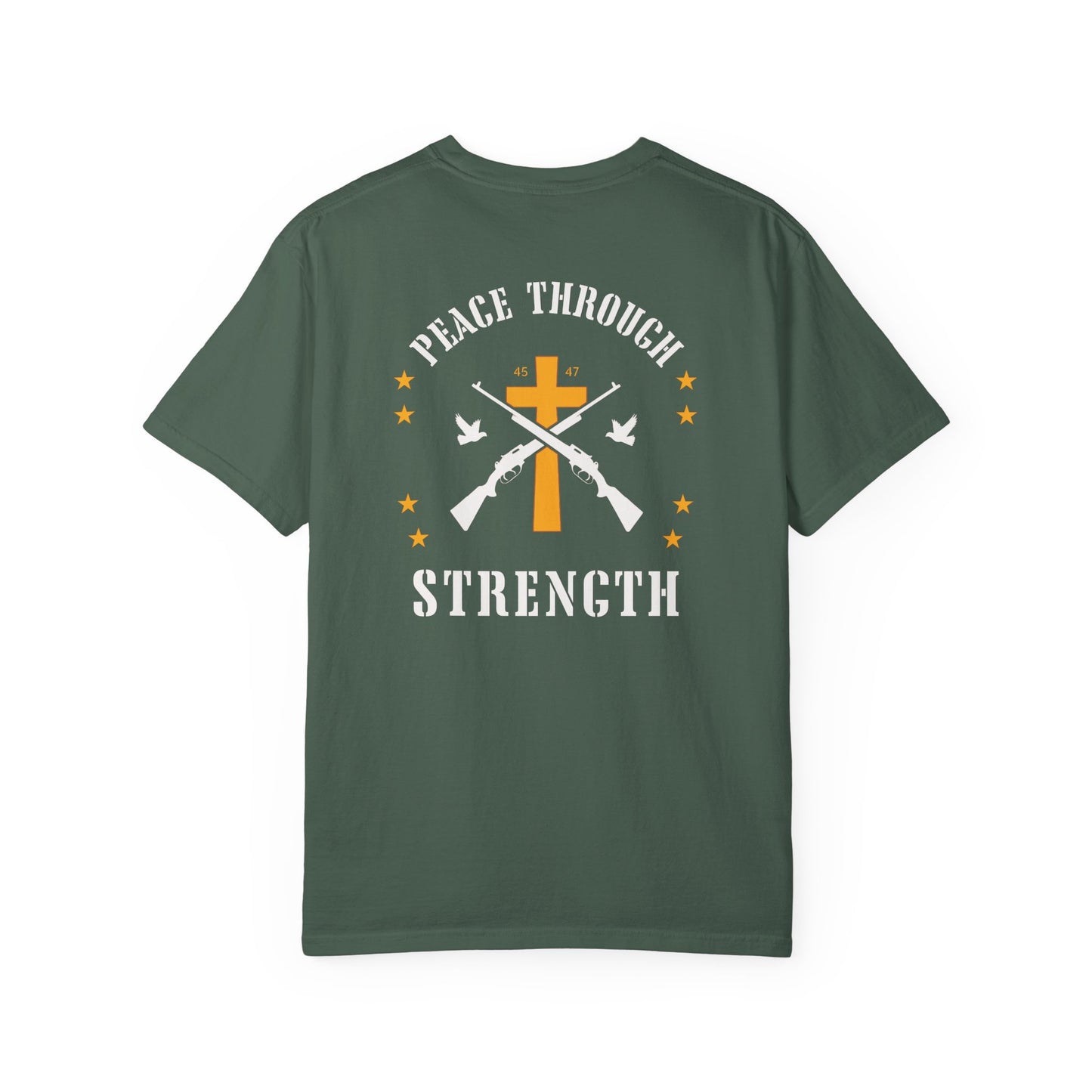 "Peace Through Strength" #01, Unisex T-shirt