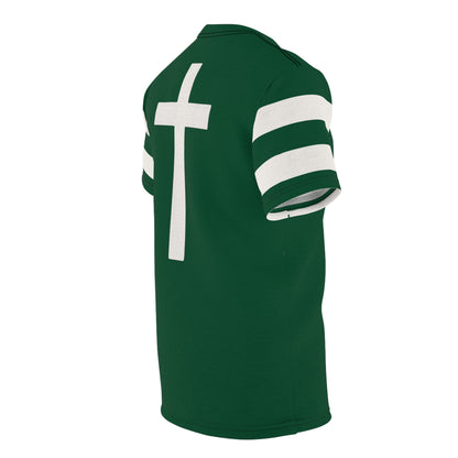 "Faith Overcomes Fear", Unisex Tee (Evergreen)