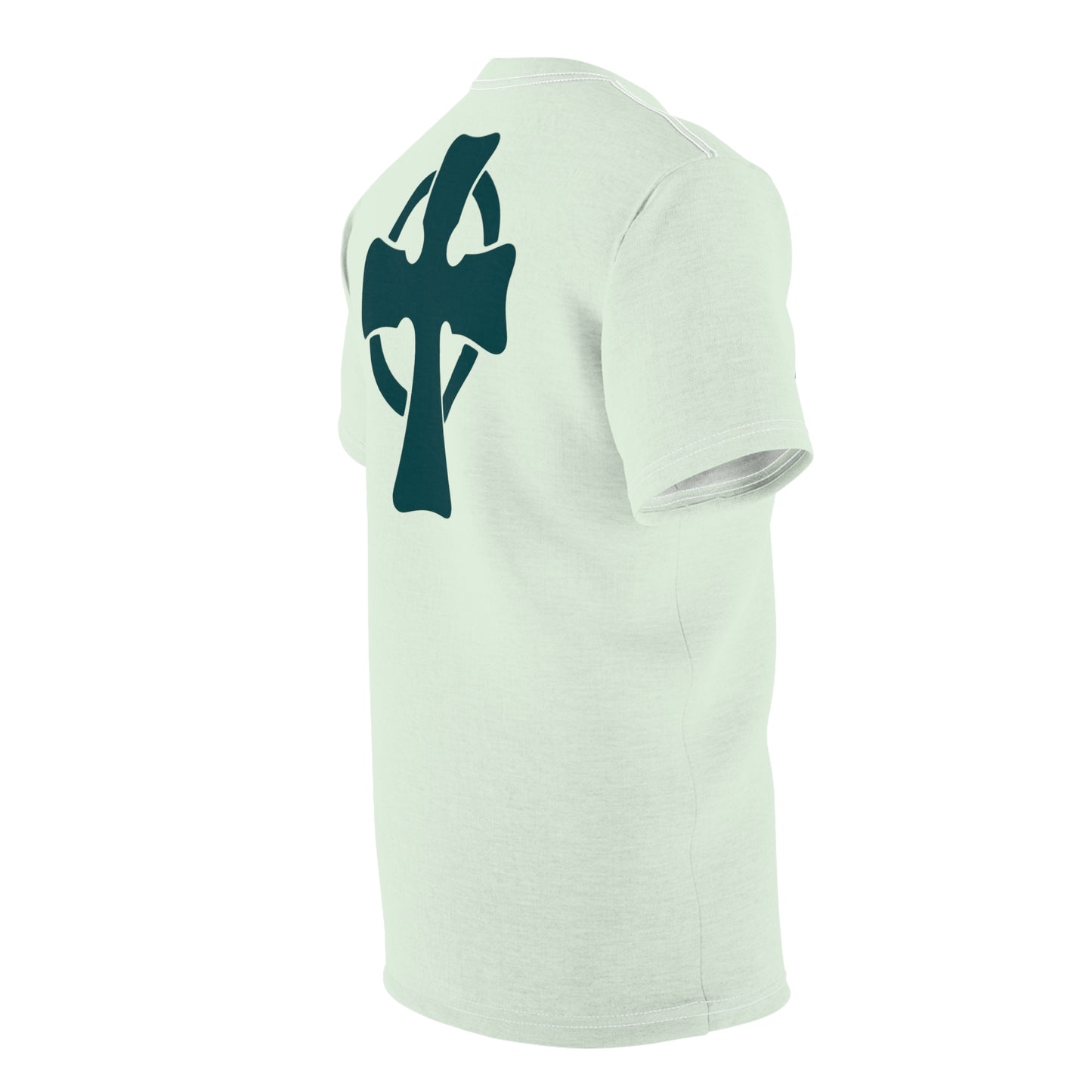 "Retro Jesus", Unisex T-shirt (Aquarelle Green)