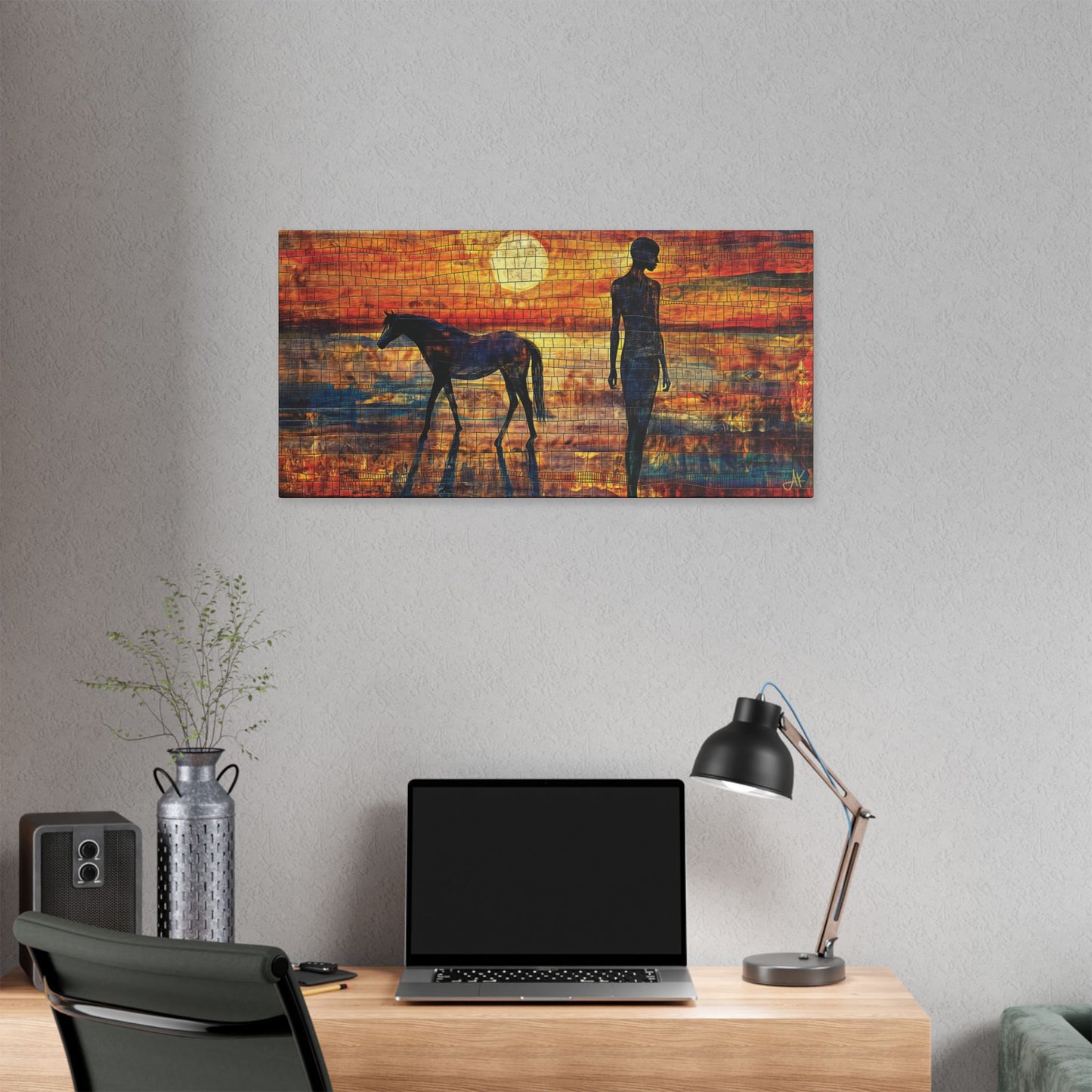 "Turas & Solas (Gaelic); Journey & Light (English)", Stretched Classic Canvas Fine Art Print