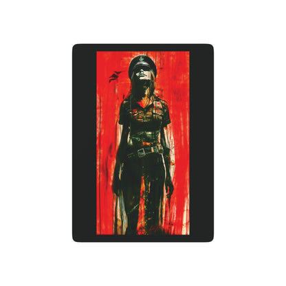 "Hands Up", Fine Art Playing Cards (Void Black)