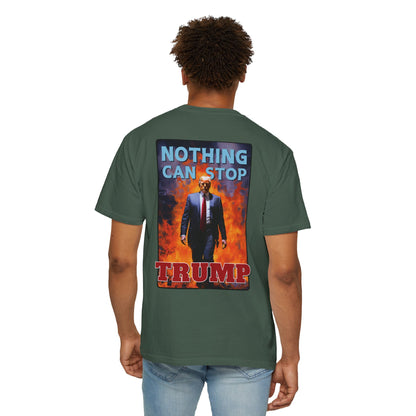"Nothing Can Stop Trump", Unisex T-shirt (Dark Colors)
