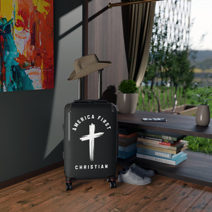 "America First Christian" #05 Suitcases (Moonless Black)