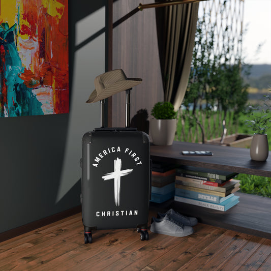 "America First Christian" #05 Suitcases (Moonless Black)