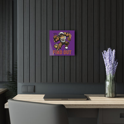 "Find Out", Acrylic Wall Prints (French Cleat Hanging) (Vesper Violet)