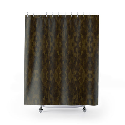 "Swamp Recon Camouflage", Shower Curtains