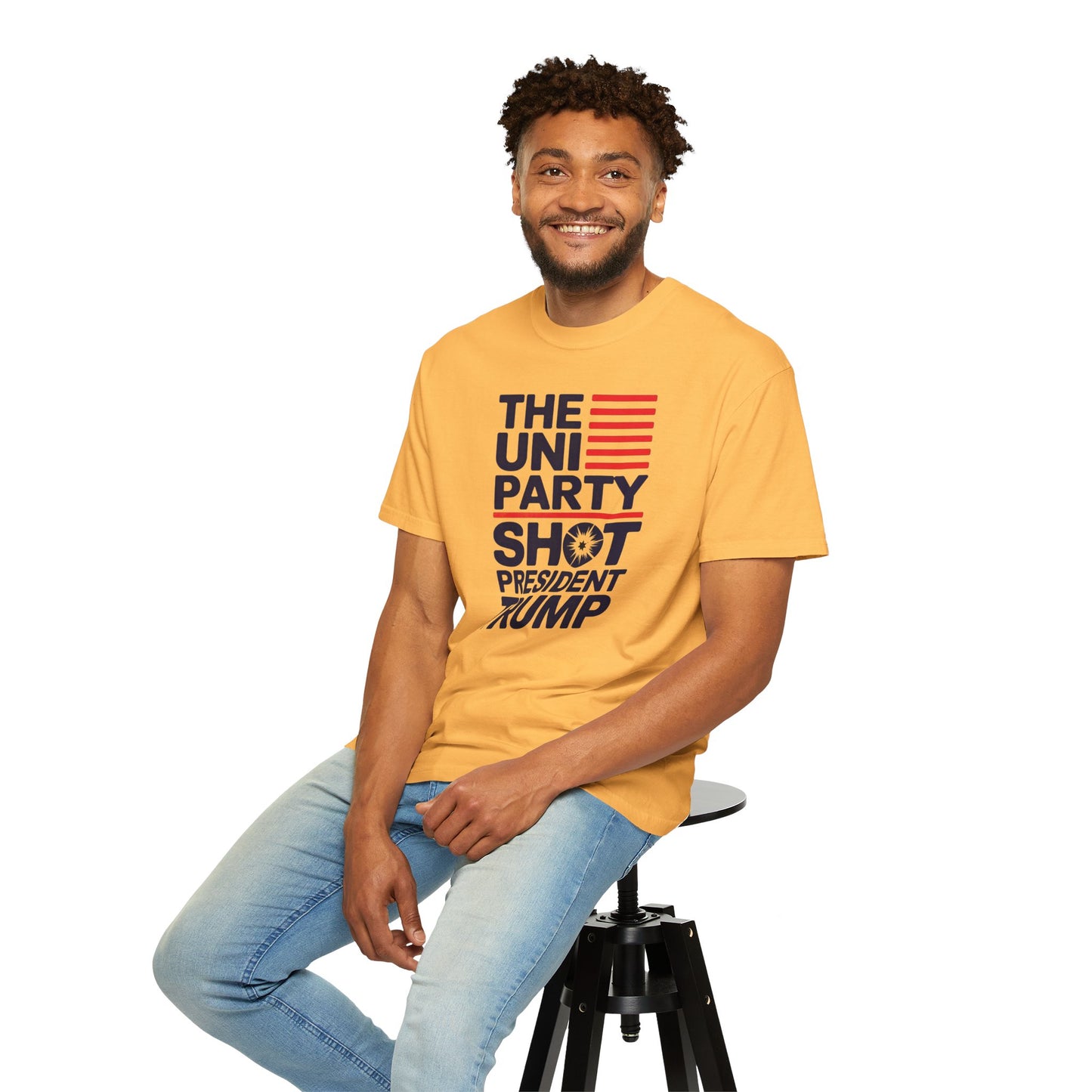 "The Uniparty Shot President Trump" #01, Unisex T-shirt