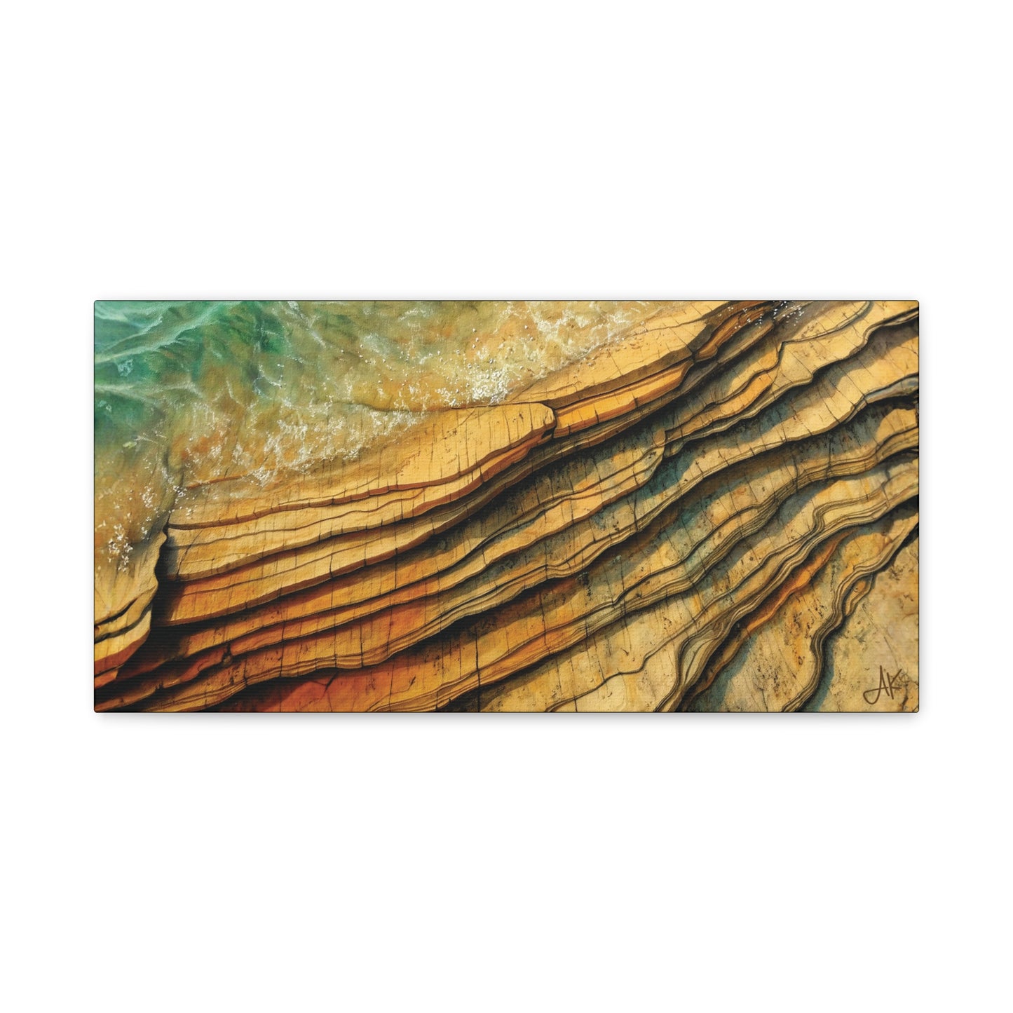 "Tales Spoken by Land & Sea", Fine Art Matte Canvas, Stretched, 1.25"