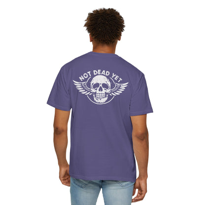 "Not Dead Yet - Winged Skull", Unisex T-shirt