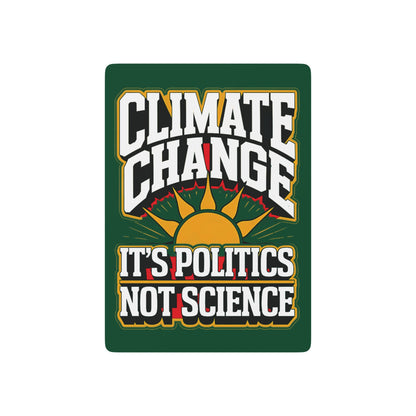 "Climate Change" #02, Political Playing Cards (Evergreen)