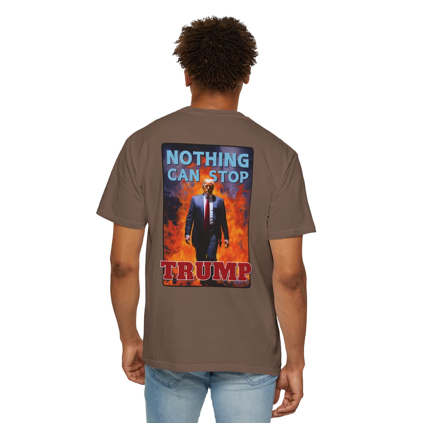 "Nothing Can Stop Trump", Unisex T-shirt (Light Colors)